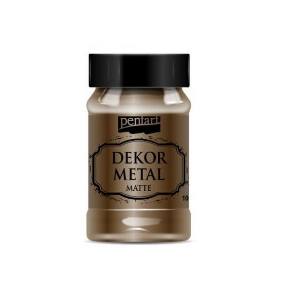 Dekor Metal  Chocolate 100ml Pentart