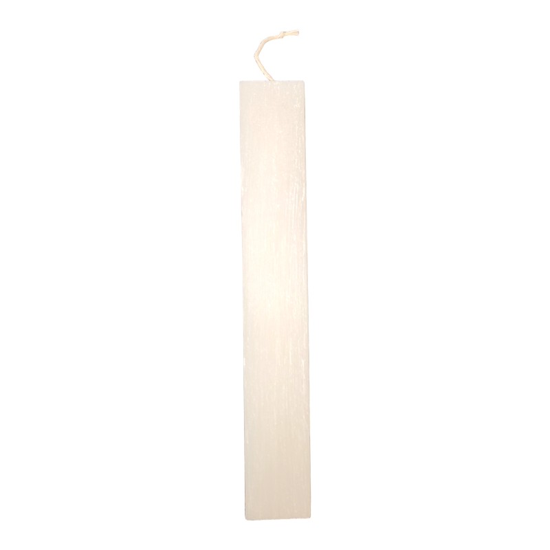 Λαμπάδα Ivory Ξυστή 25 cm