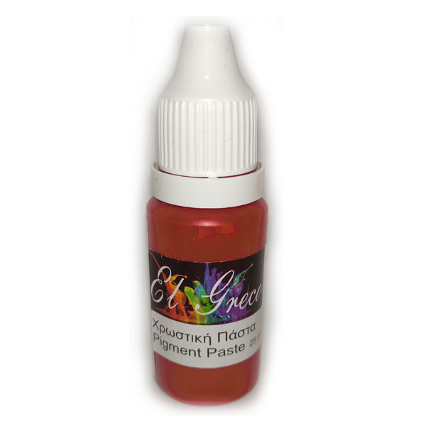 Χρωστική πάστα Red oxide dark 25ml El Greco