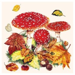 Χαρτοπετσέτα για Decoupage Fly Agaric 33x33cm - 1 τεμ.