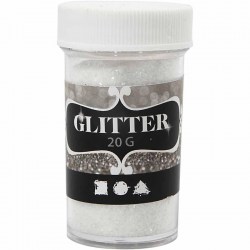 Glitter Λευκό  20gr 