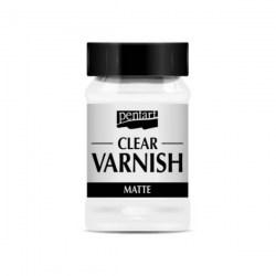 Βερνίκι Νεφτιού Ματ διαφανές - Clear Varnish 100ml Pentart