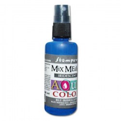 Aquacolor Σπρέι Iridescent Blue 60ml Stamperia