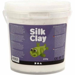 Silk clay άσπρο 650g