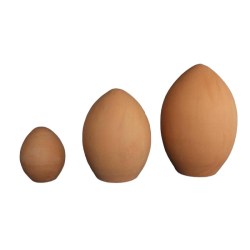 Αυγό κεραμικό μεσαίο 13.5x11cm