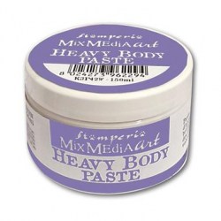 Heavy body paste 150ml White Stamperia