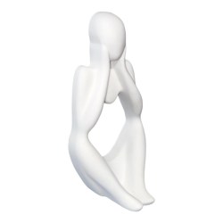 Κεραμικό μοντέρνο άγαλμα Κοιτώντας 12.6x6x4.5cm