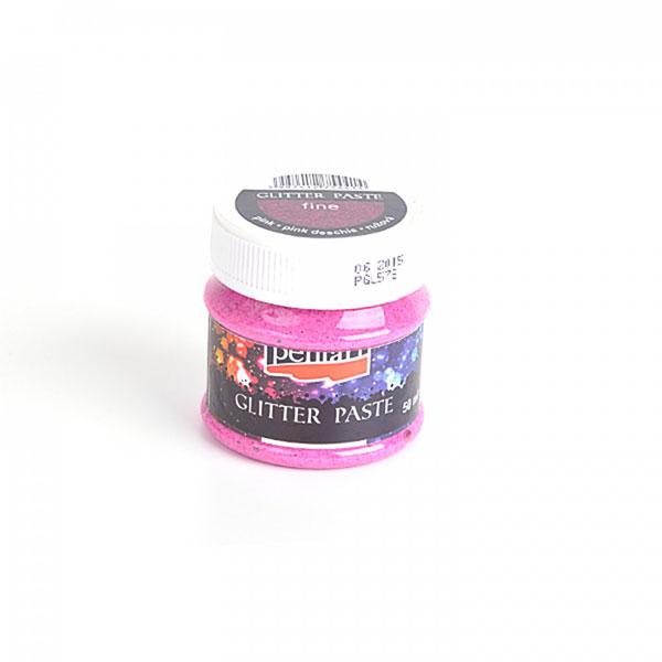 Πάστα με Glitter 50ml Pink Pentart 