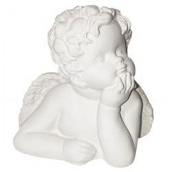 Γύψινο αγγελάκι CABEZA ANGEL 11x11cm