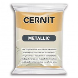 Πολυμέρικος πηλός Cernit Metallic 56gr No.050 Χρώμα Χρυσό 