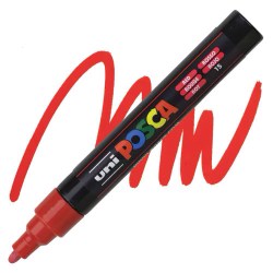 Μαρκαδόρος για όλες τις επιφάνειες Uni Paint POSCA 0.9-1.3mm - Μαύρο