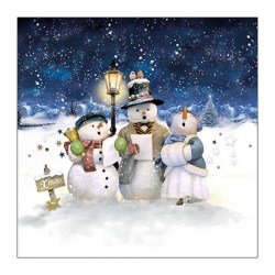Χαρτοπετσέτα Χριστουγεννιάτικη Singing Snowmen  - 1 τεμ.