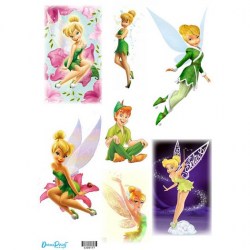 Ριζόχαρτο Tinkerbell για λαμπάδα A3 