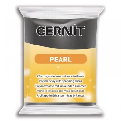 Πολυμέρικος πηλός Cernit Pearl 56gr No.100 Χρώμα Μαύρο