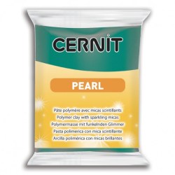 Πολυμέρικος πηλός Cernit Pearl 56gr No.600 Χρώμα Πράσινο