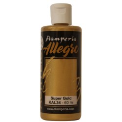 Χρώματα ακρυλικά Allegro Super Gold 59ml Stamperia