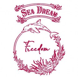 Stencil Sea Dream 29.7x21cm - Stamperia