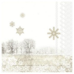 Χαρτοπετσέτα Χριστουγεννιάτικη Χιονισμένο Δάσος - 1 τεμ.