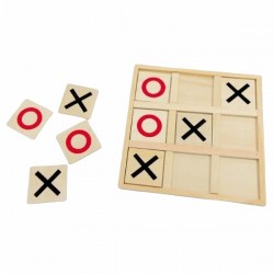 Ξύλινο Παιχνίδι Τρίλιζα 18x18cm