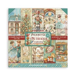 Σετ 10 Χαρτιά Scrapbooking The Nutcracker 31x31x0.6cm 190gr Stamperia