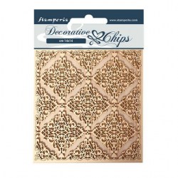 Διακοσμητικό Chipboard Sleeping Beauty Texture 14x14cm Stamperia