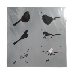 Stencil Birds 30x30cm