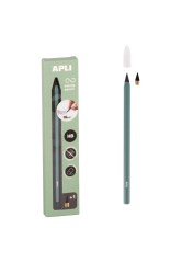 Μολύβι Apli Infinite pencil HB assorted col Πράσινο