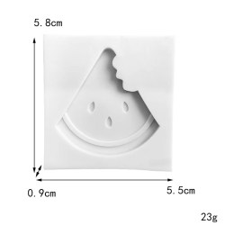 Καλούπι σιλικόνης για δημιουργία κομματιού Καρπουζιού 5.7x5.5x1.0cm