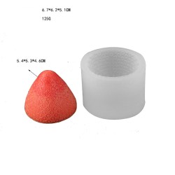 Καλούπι σιλικόνης για δημιουργία 3d φράουλας 6.7x6.2x5.1cm