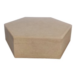 MDF κουτί Εξάγωνο 16.8cm
