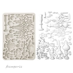 Καλούπι Σιλικόνης Masquerade Candle Holders A5 - Stamperia