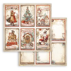 Σετ 10 Χαρτιά Scrapbooking Gear up for Christmas 31x31x0.6cm 190gr Stamperia