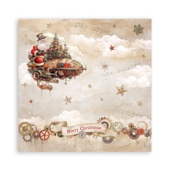 Σετ 10 Χαρτιά Scrapbooking Gear up for Christmas 31x31x0.6cm 190gr Stamperia