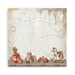 Σετ 10 Χαρτιά Scrapbooking Gear up for Christmas 31x31x0.6cm 190gr Stamperia