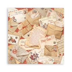 Σετ 10 Χαρτιά Scrapbooking Gear up for Christmas 31x31x0.6cm 190gr Stamperia