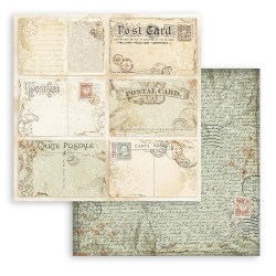 Σετ 10 Χαρτιά Scrapbooking Background Selections Alterego 20.3x20.3x0.6cm  170gr Stamperia