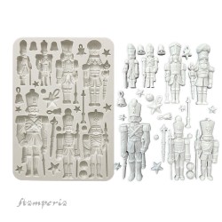 Καλούπι Σιλικόνης Nutcracker Soldiers A5 - Stamperia