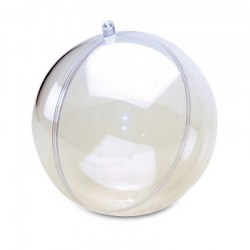 Μπάλα Plexiglass Διαφανής 14cm
