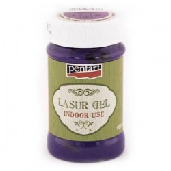 Χρώμα Lasur Gel Pentart 100ml - Purple