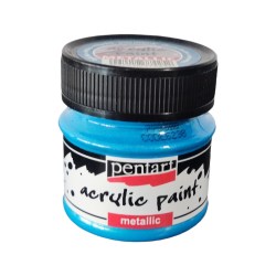 Metallic Paint 50ml Pentart  - Light Blue