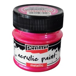 Metallic Paint 50ml Pentart  - Magenta