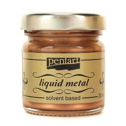 Φύλλο χρυσού Yγρό Pentart Liquid metal 30ml - Copper