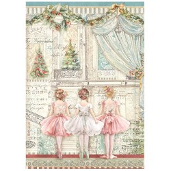 Ριζόχαρτο The nutcracker Ballet A4 Stamperia