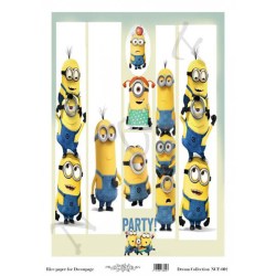 Ριζόχαρτο για Λαμπάδα Παιδικό Minions Α3 