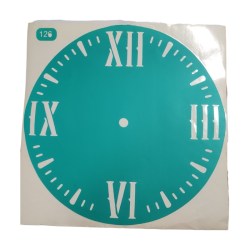 Αυτοκόλλητο Stencil Artistic Design Clock with Big Latin Numbers with Lines 30x30cm