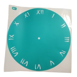 Αυτοκόλλητο Stencil Artistic Design Clock classic Latin Numbers 30x30cm