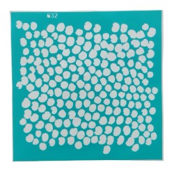 Αυτοκόλλητο Stencil Artistic Design Random Dots 20x20cm 