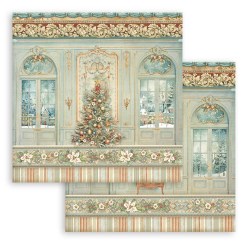 Χαρτί Scrapbooking Διπλής Όψεως The Nutcracker Christmas Tree 30.5x30.5cm Stamperia