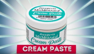 Ήρθε η νέα ελαφριά πάστα της Stamperia Cream Paste και τα ανάβαθα καλούπια της !!